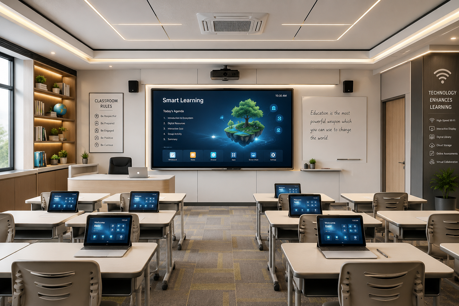 Students learning